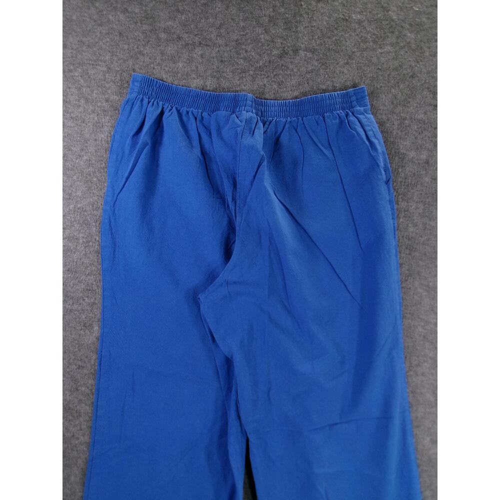Alfred Dunner Pants Womens 12 Blue Classic Capsule Everyday Casual Relaxed Fit - Picture 11 of 13